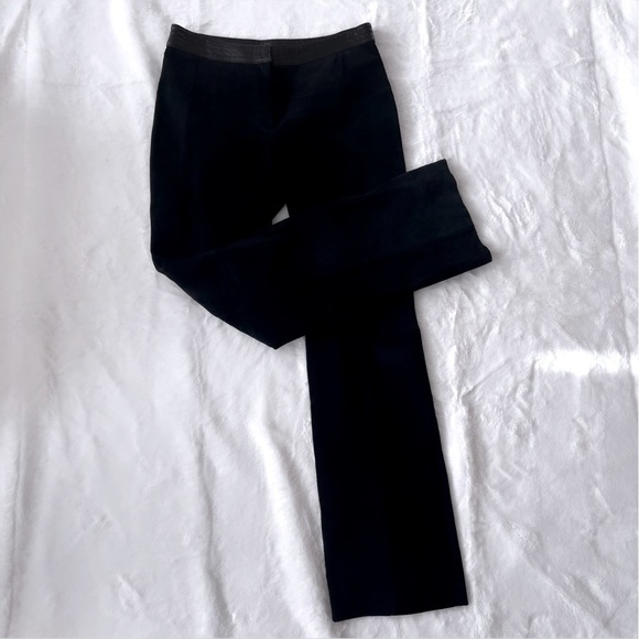 VENUS WILLIAMS FOR WILSON LEATHER 100% Black Leather Suede Pants Size 2 - Picture 3 of 12